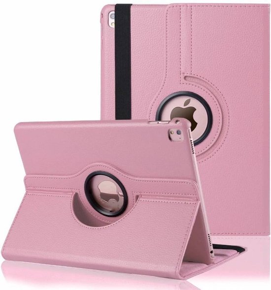 iPad Pro 9.7 inch Case met 360ﾰ draaistand cover hoesje Licht Roze
