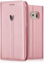 Xundd Portemnnee Hoesje Slim Fit PU leather case met stand Noble voor Samsung Galaxy S8 Rose Goud