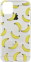 ADEL Siliconen Back Cover Softcase Hoesje Geschikt Voor iPhone 11 - Bananen Geel