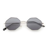 Freaky Glasses® – Festival Bril – Rave Zonnebril – UV400 - Ronde Hoeken - Dames – Heren - Zwart