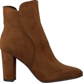 Notre-V 176/04 Enkellaarsjes - Enkelboots - Dames - Cognac - Maat 38