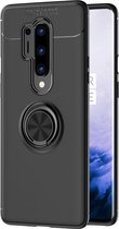 OnePlus 8 Pro Hoesje met Kickstand Ring Zwart