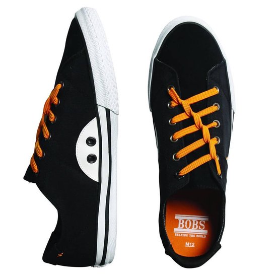 Ulace - lacets - lacets sneaker à 6 trous - Orange vif - Élastique | bol