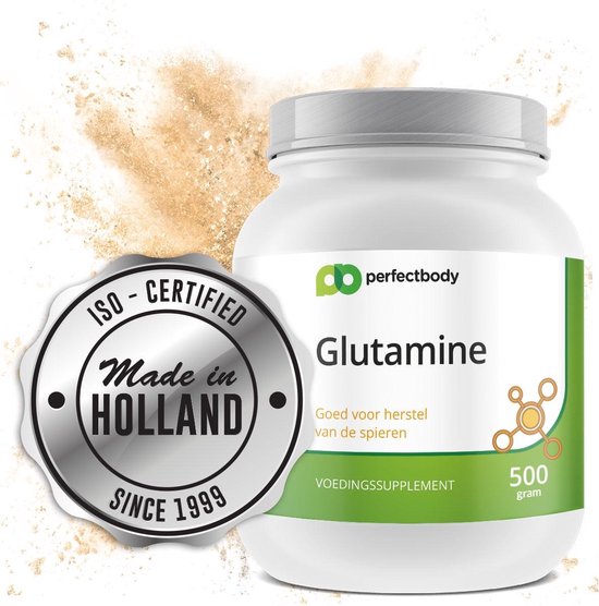 L-glutamine Poeder - 500 Gram - PerfectBody.nl