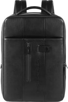 Piquadro Urban Expandable Slim Backpack 15.6'' Black