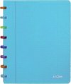 Atoma Tutti Frutti schrift, ft A5, 144 bladzijden, commercieel geruit, transparant blauw