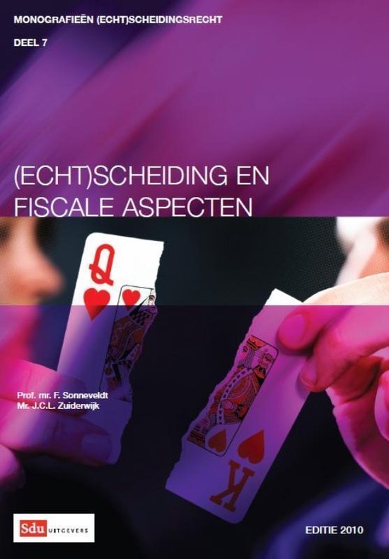 Cover van het boek '(Echt)scheiding en fiscale aspecten' van F. Sonneveldt