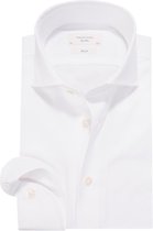 Profuomo - Sky Blue No 6 Cutaway White - 45 - Heren - Slim-fit