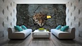 Jaguar Leopard 3D Photo Wallcovering