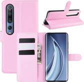Book Case - Geschikt voor Xiaomi Mi 10 / Mi 10 Pro Hoesje - Pink