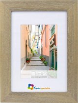 Brede Houten Wissellijst - Fotolijst - 60x70 cm - Ontspiegeld Kunstglas - Vergrijsd - 39 mm