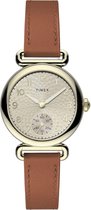 Timex Model 23 TW2T88000 Horloge - Leer - Bruin - Ø 32 mm