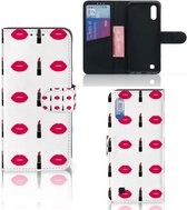 Geschikt voor Samsung Galaxy M10 Telefoon Hoesje Lipstick Kiss