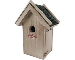 Esschert Design Vogelhuisje - Winterkoning Nestkast - Bruin - 21,5 x 16 x 11,3 cm