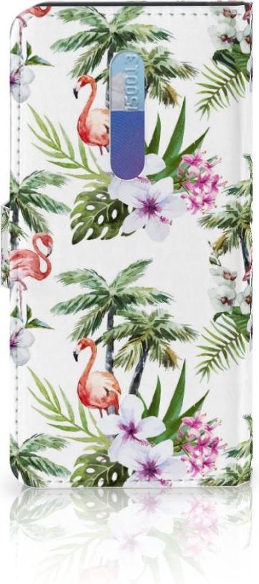 Xiaomi Redmi K20 Pro Telefoonhoesje met Pasjes Flamingo Palms