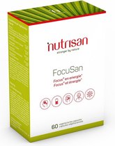 Nutrisan FocuSan Vegetarische Capsules Focus & Energie 30Capsules