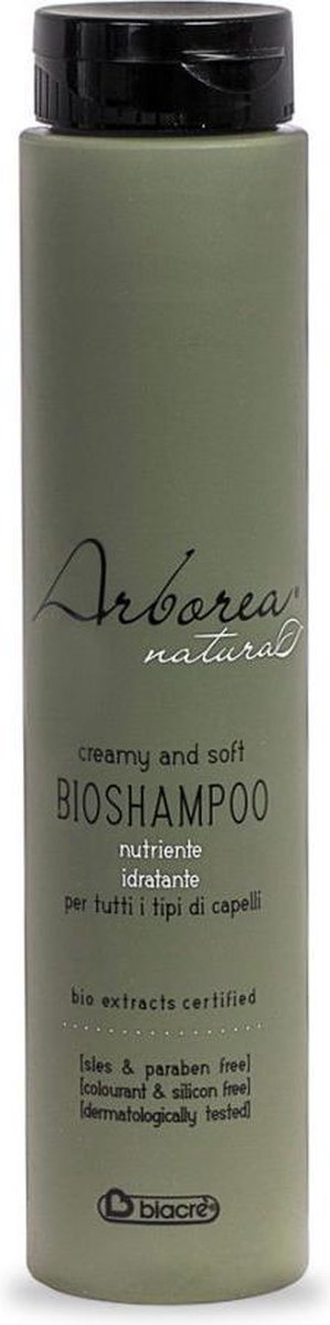 Biacre Arborea Natural Creamy And Soft Bioshampoo Shampoo Droog Haar 250ml