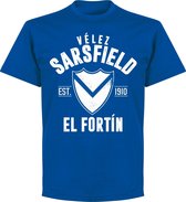 Velez Sarsfield Established T-Shirt - Blauw - M