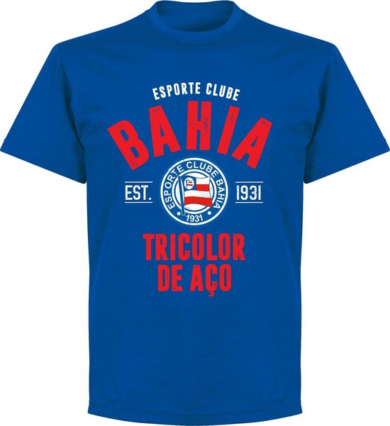 EC Bahia Established T-Shirt - Blauw - 3XL