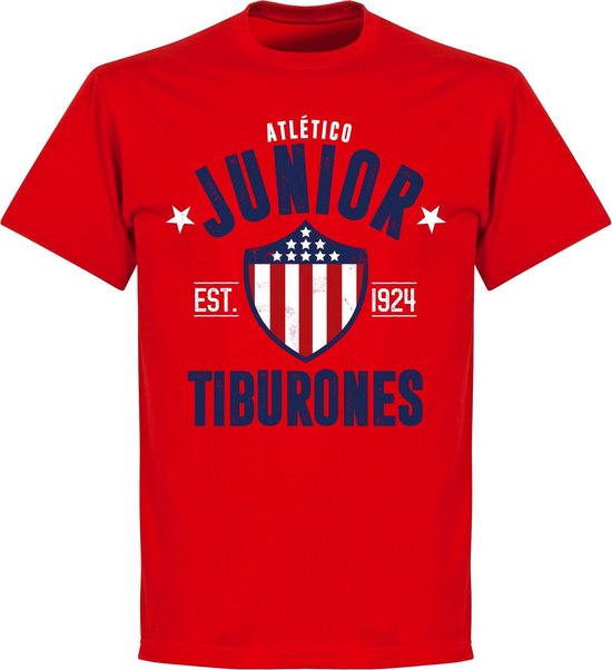 Atletico Junior Established T-Shirt - Rood - XL