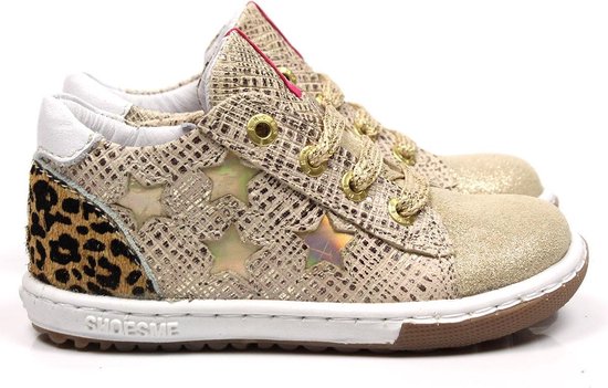 Shoesme Extreme Flex Meisjes Veterschoen - Goud - Maat 23 | Bestel nu!