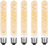 XQ-LITE Pakket van 5 gloeilampen LED E27 buis 2,5 W equivalentie 15 W XQ1710