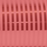 ROTIM - Inpakpapier Rood/roze Gemetalliseerde strepen 50cm x 100mtr