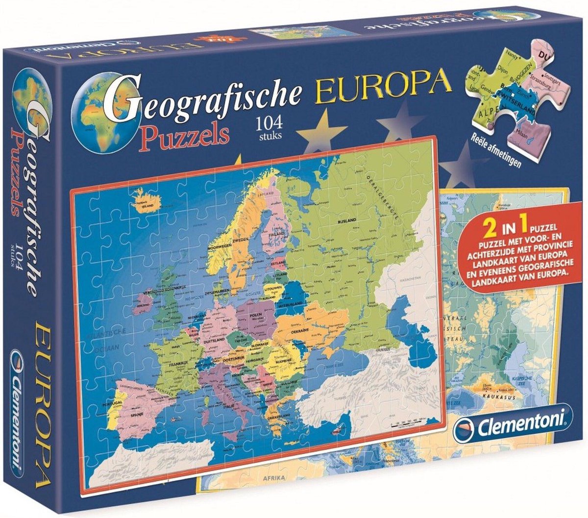 Matroos meest had het niet door Geographic Puzzles Europe NL | bol.com