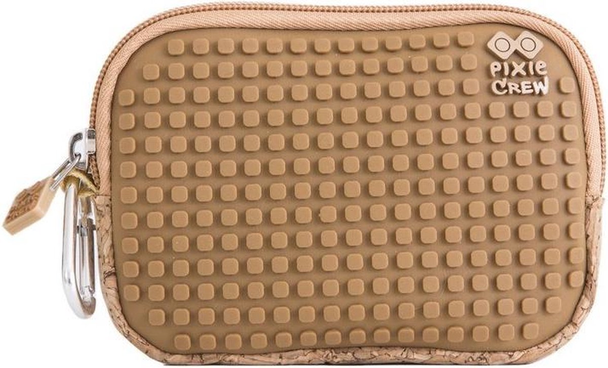 Pixie Crew Opbergtasje Met Siliconen Paneel 15 Cm Kurk