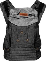 ByKay - Babydrager - 4 Way click carrier - Black denim - one size