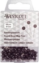 Markeerspelden Westcott ø5mm zwart. kleuren, Ø5mm x 16mm