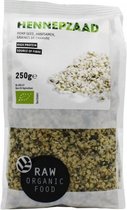 RAW Organic Food Biologische Hennepzaad (Doos van 8 verpakkingen van 250 gram)