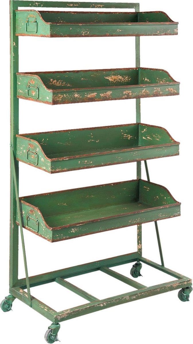 Clayre & Eef Plantenrek 71x40x133 cm Groen IJzer