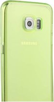 HEM Samsung S6 Edge Groen Siliconen hoesje - Transparant - SM-G925- Hoesje
