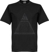 Alziend Oog T-Shirt - Zwart - XXXXL