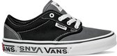 Vans Atwood Sneakers Heren - Maat 33 - (Sidewall Logo) Black/Gray