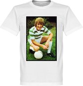 Dalglish Celtic Retro T-Shirt - Wit - XS