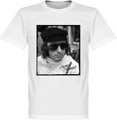 Jackie Stewart Portrait T-Shirt - Wit - M