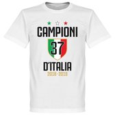 Campioni D'Italia 37 T-Shirt - Wit - XS
