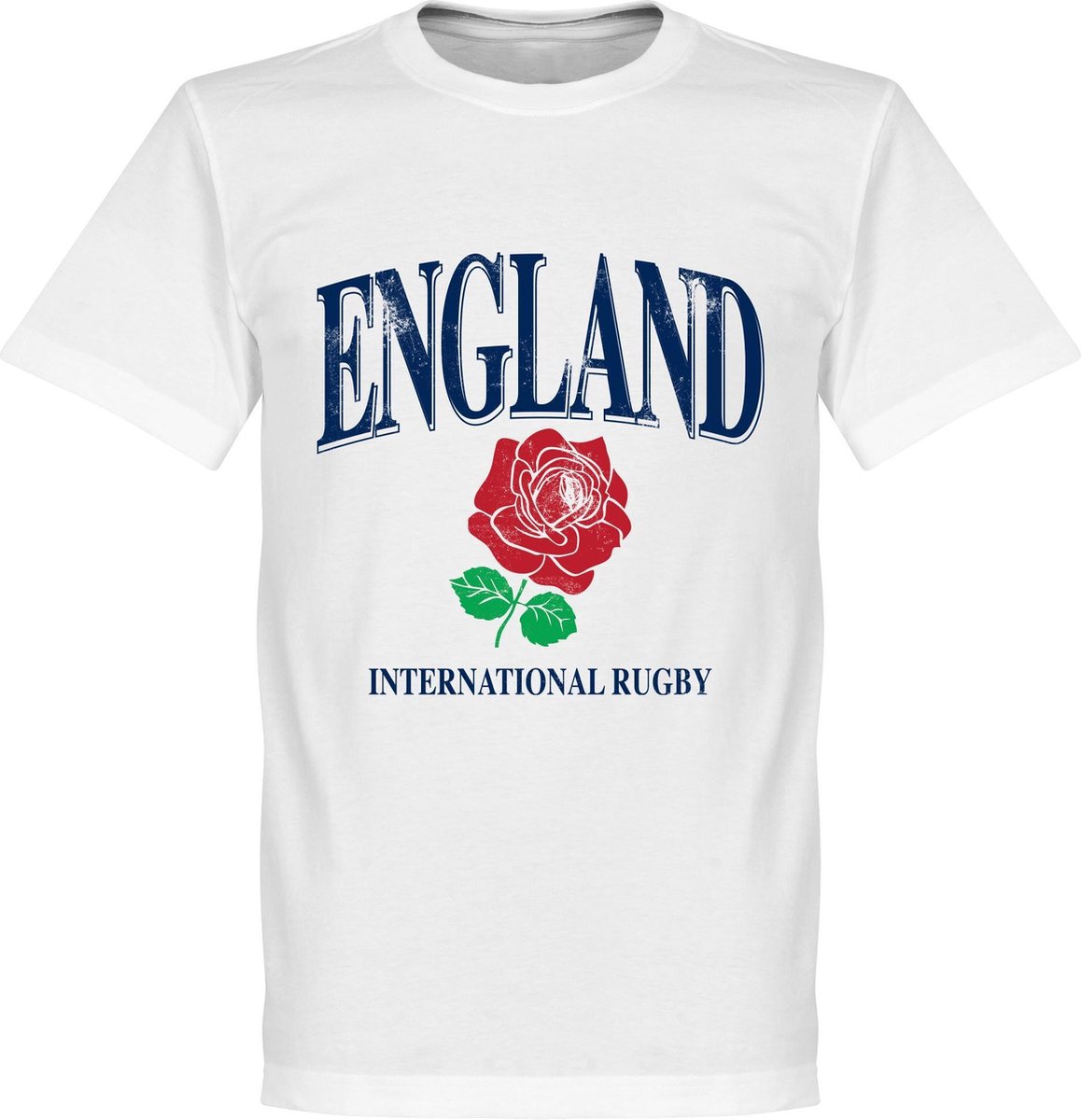 Engeland Rose International Rugby T-shirt - Wit - XS