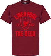 Liverpool Established T-Shirt - Donker Rood - S