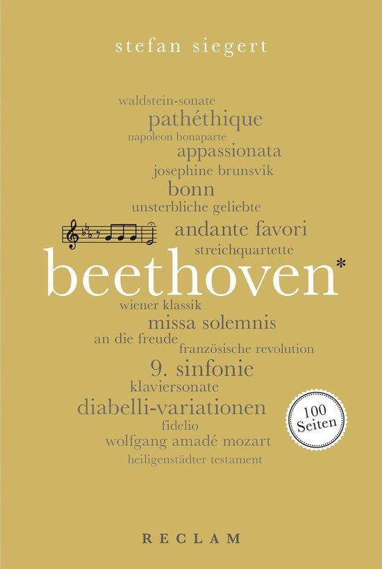 Reclam 100 Seiten - Beethoven. 100 Seiten - cover