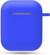 Hidzo hoes voor Apple's Airpods - Siliconen - Blauw