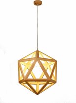 Hanglamp Hout Diamant Houtkleur 50 cm - Madera Negundo