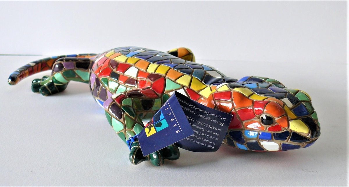 Salamander - Barcino mozaiek Gaudi style