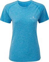 Ronhill Infinity Marathon SS T-Shirt Dames Blauw