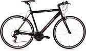 Ks Cycling Fiets 28 inch fitness-bike Lightspeed (zwart) met 21 versnellingen -