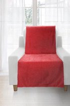 Luxe bed_deken_Brulo_Polyester_sprei _Rood_70 x 150 cm