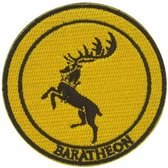 Game of Thrones Baratheon Geborduurde Cosplay patch embleem met klittenband