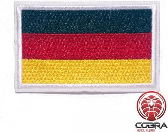 Drapeau Allemagne patch brodé tableau blanc, Patchs à repasser, Airsoft  militaire